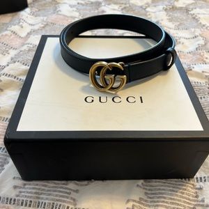 Gucci skinny belt. Lightly used